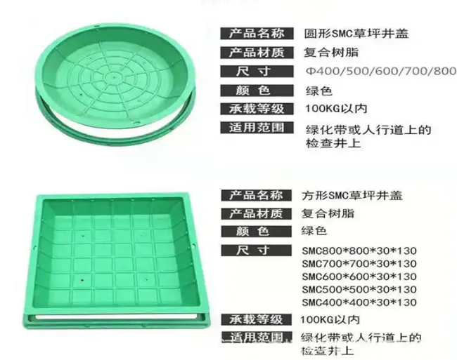 龙湖镇树脂复合种植井盖展示